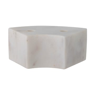 Florida ljusstake 14,5x6x7,5 cm - White marble - Bloomingville