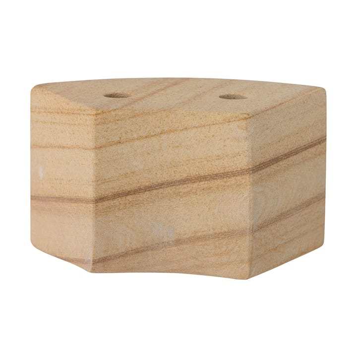 Florida ljusstake 14,5x8x7,5 cm - Natural sandstone - Bloomingville