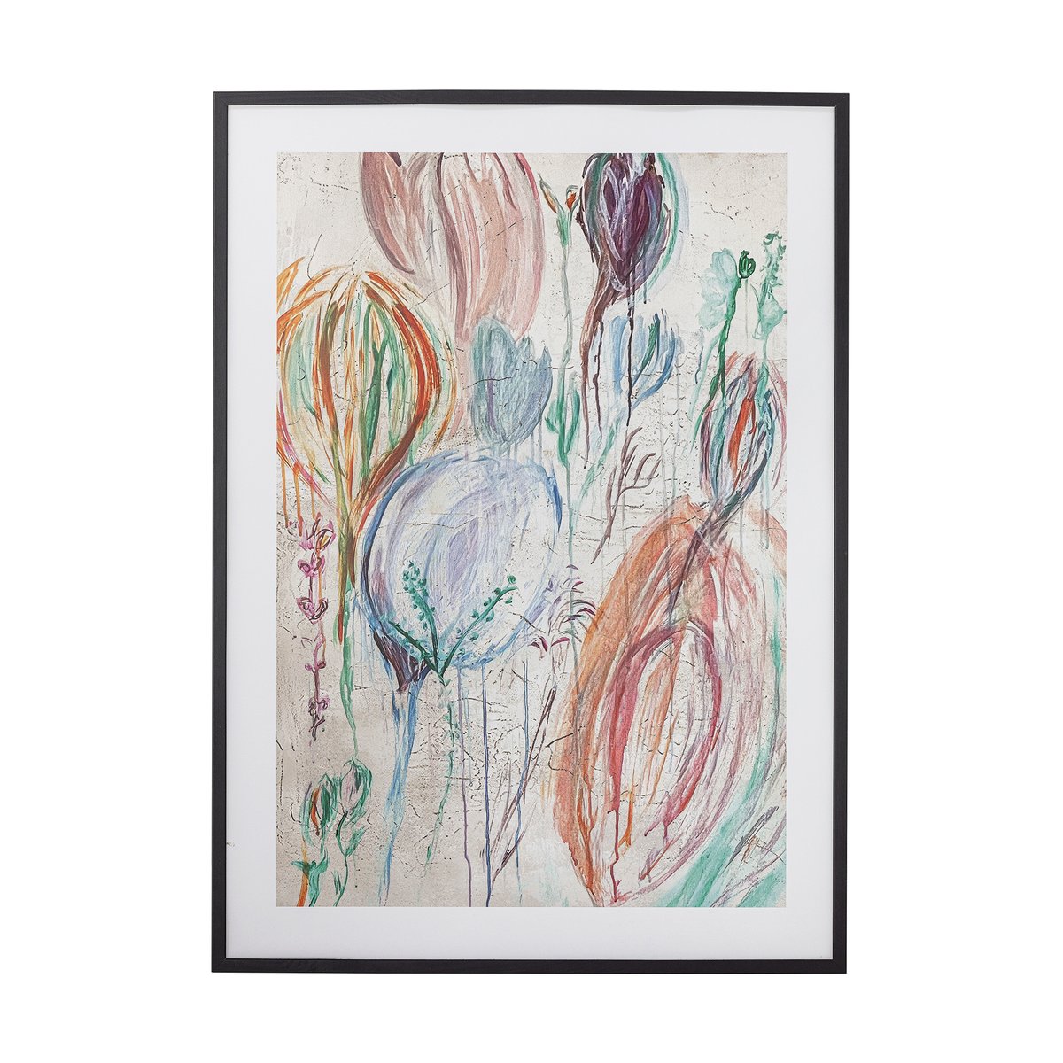 Bloomingville Francine tavla 52x72 cm Svart ram | Skandinavisk Design | Posters | Svart