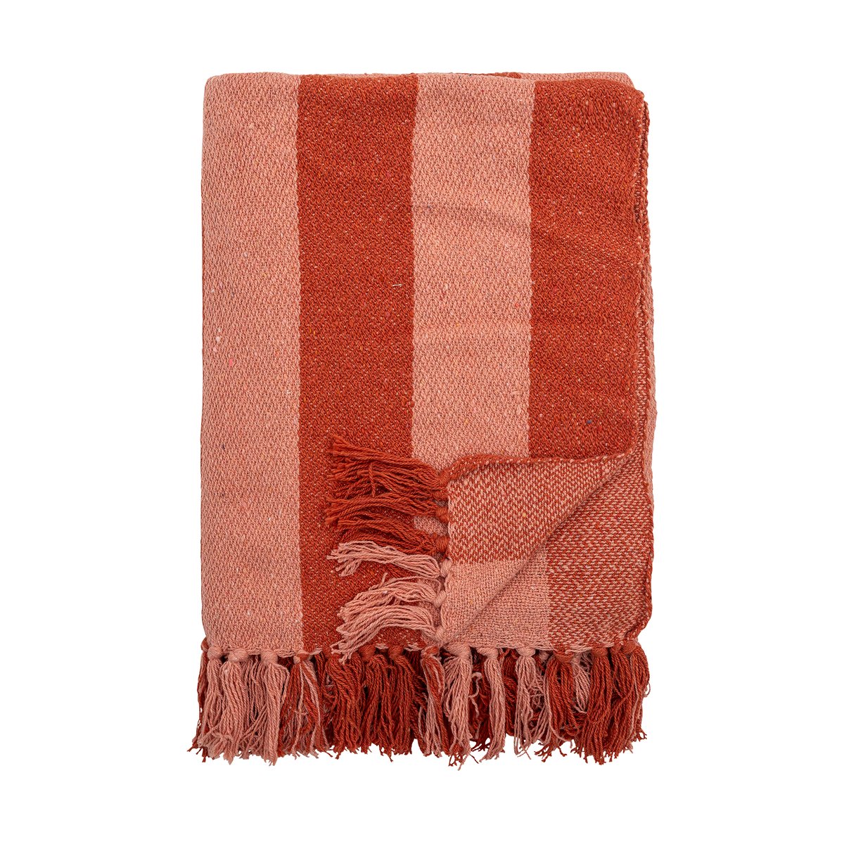 Bloomingville Frello pläd 130x160 cm Orange | Skandinavisk Design | Ullplädar & Ullfiltar | Orange