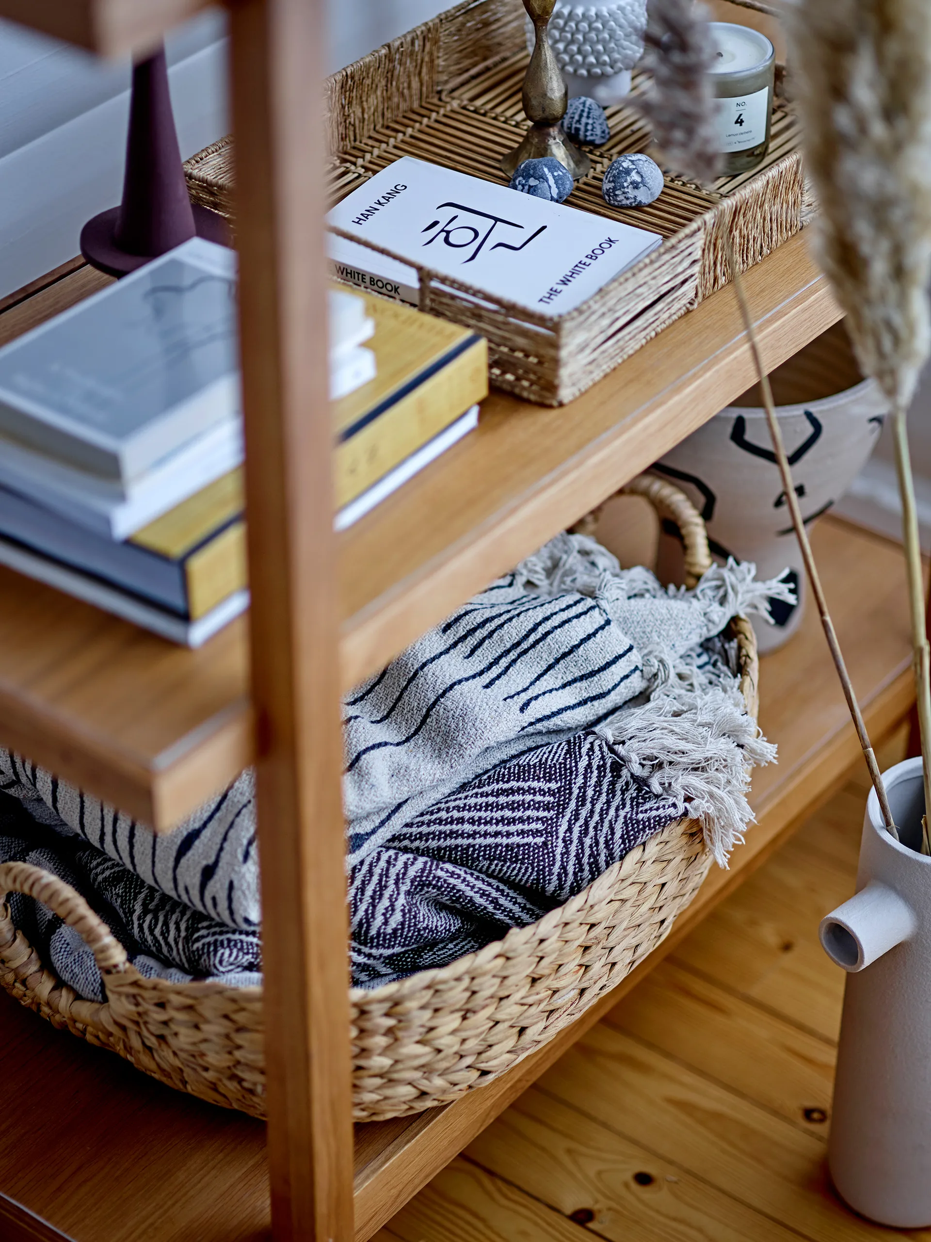 Ghina pläd 130x160 cm, Natur Bloomingville