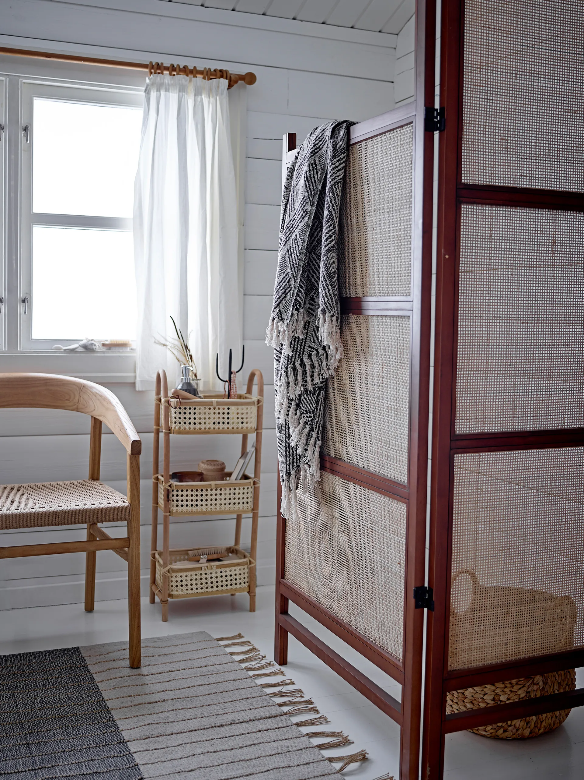 Ghina pläd 130x160 cm, Natur Bloomingville