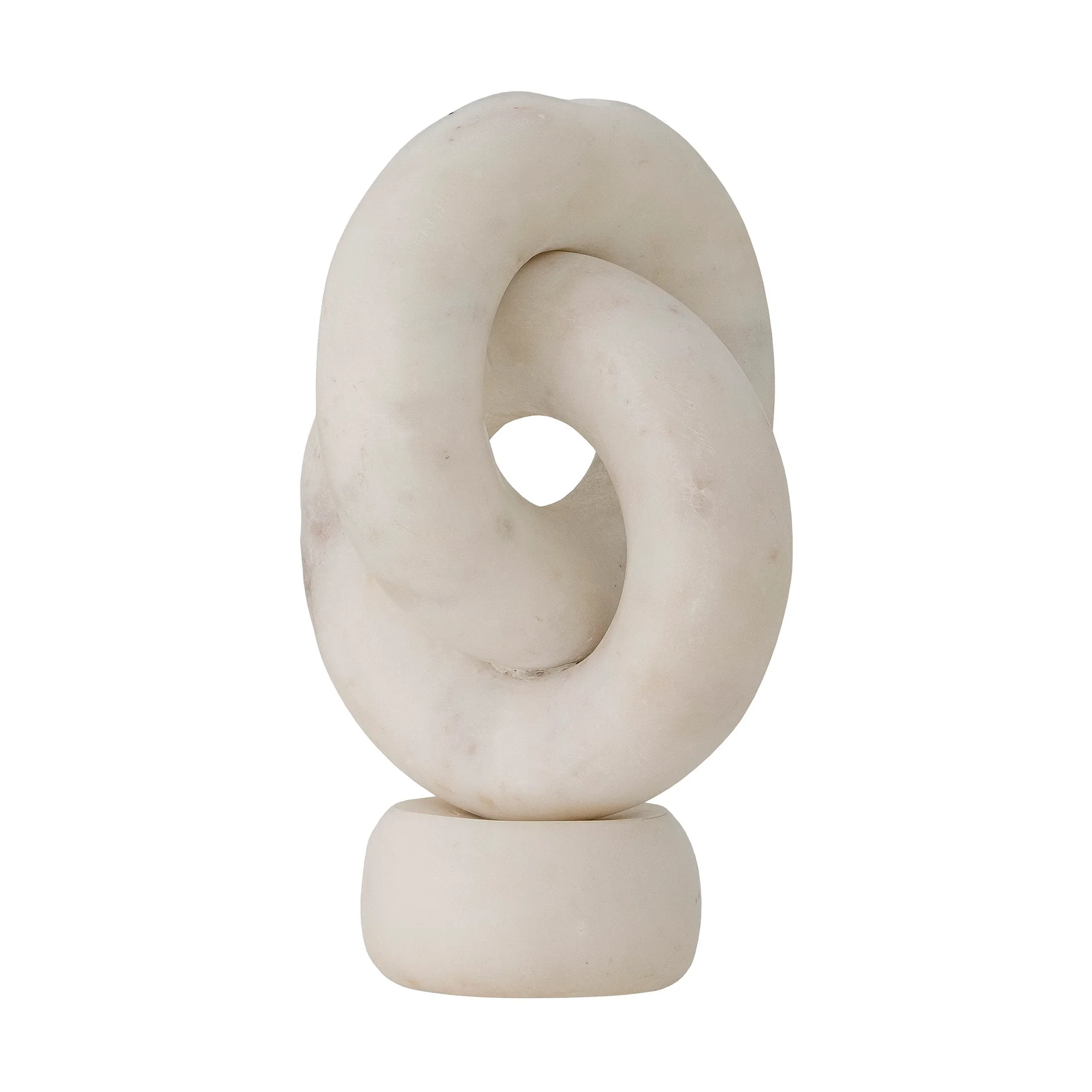 Goa ljusstake 20 cm, White marble Bloomingville