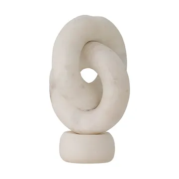 Goa ljusstake 20 cm - White marble - Bloomingville
