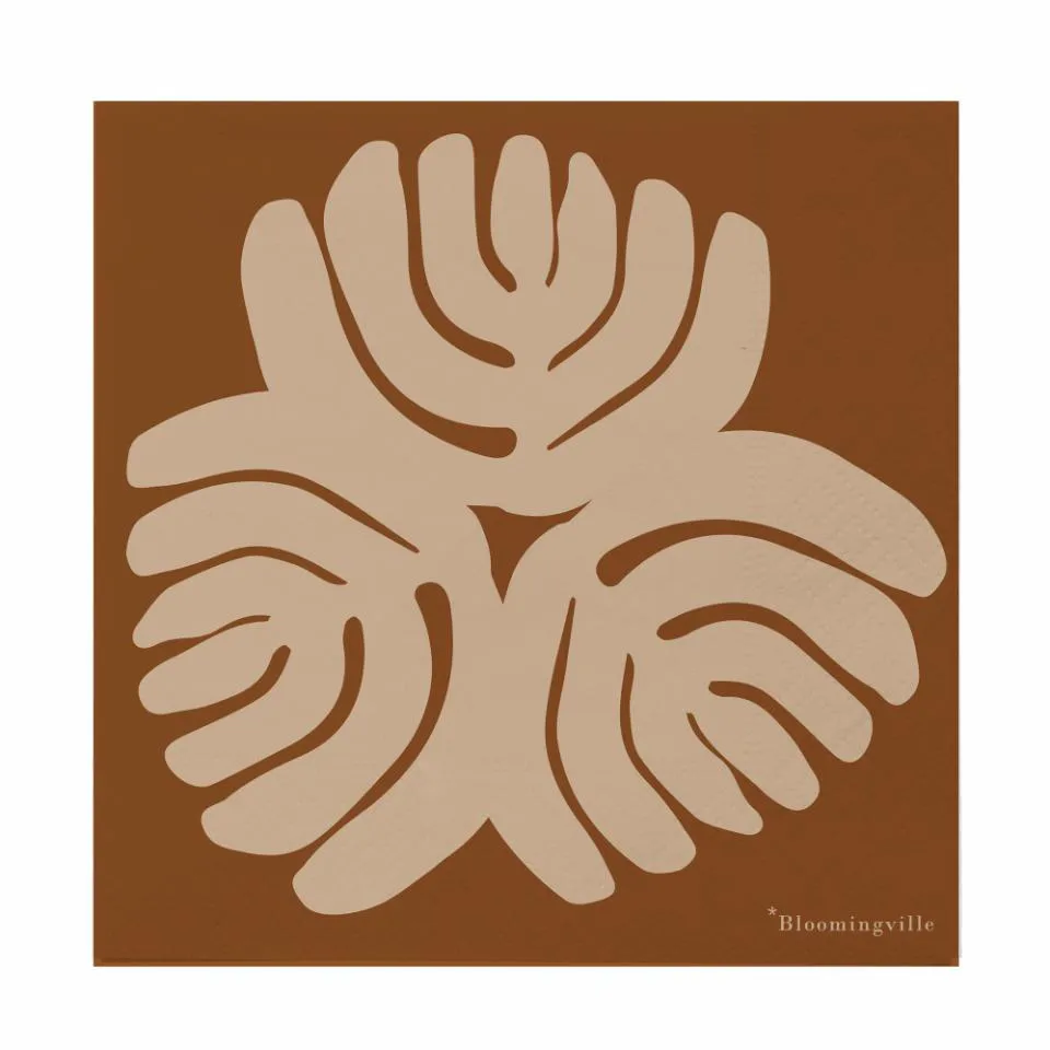 Bloomingville Gritt servetter 20-pack Brun