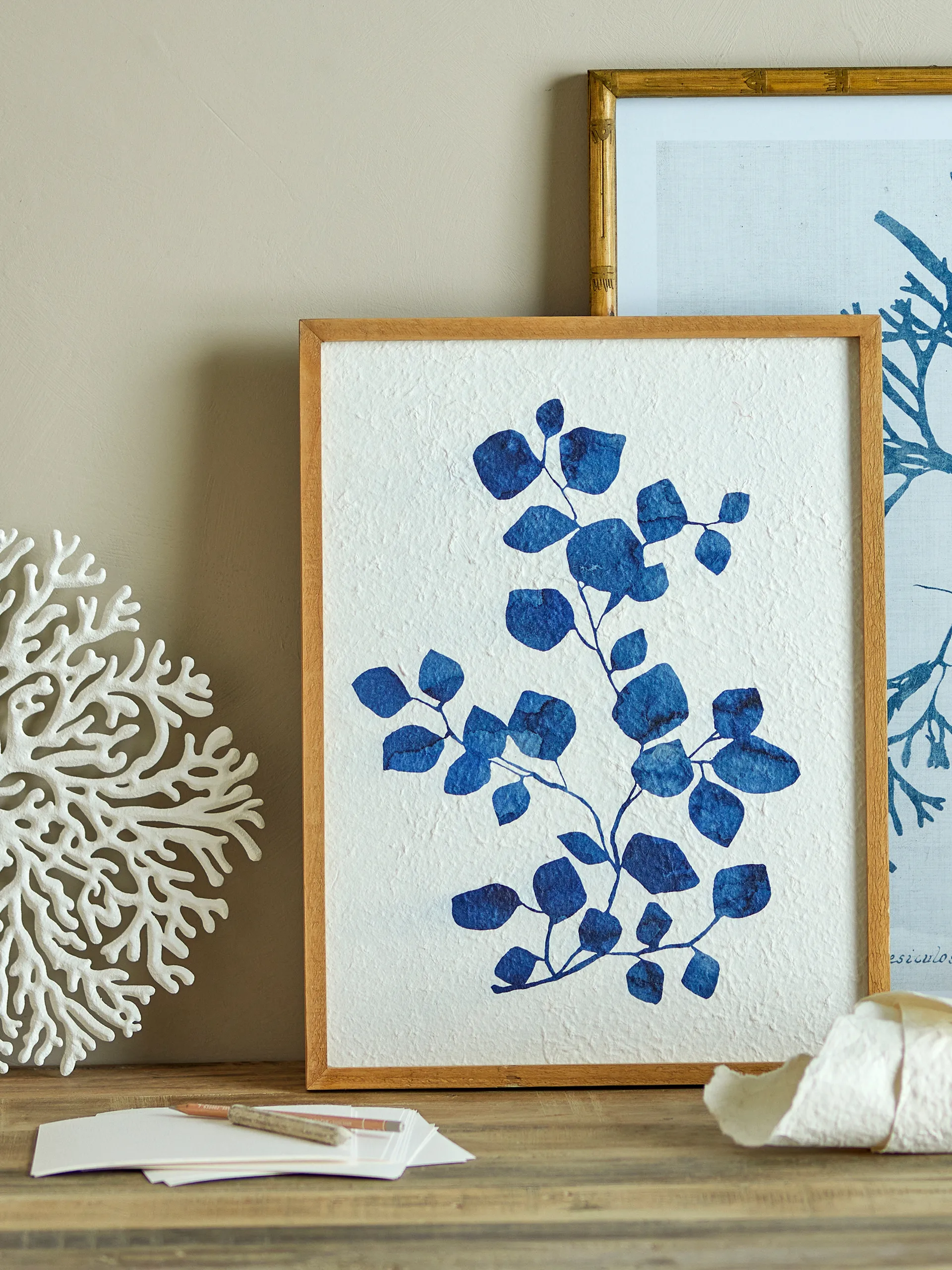 Gunnvor tavla 40,5x53,5 cm, Furu ram Bloomingville