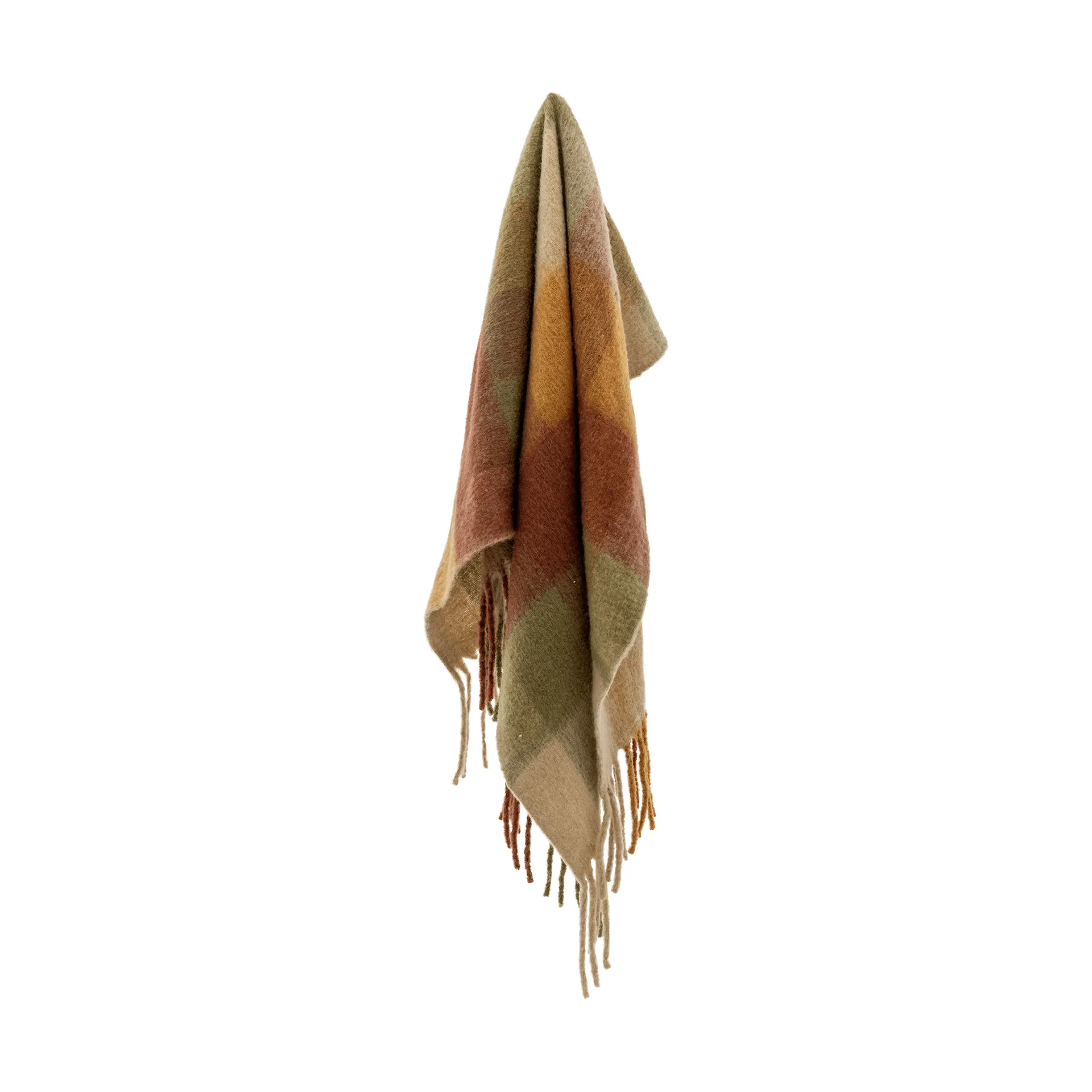 Hamisha pläd, Multi, rutig, 152x127 cm Bloomingville