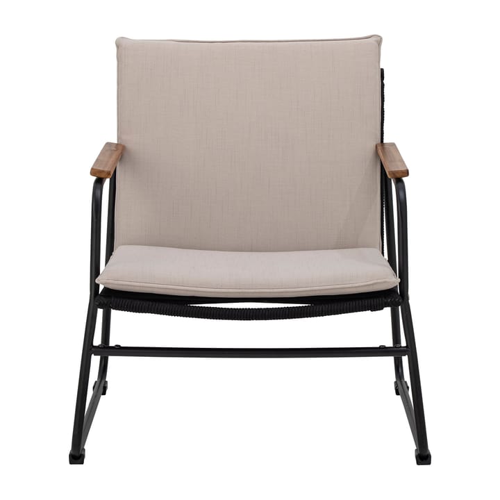 Hampton loungefåtölj 68x71x76 cm - Svart-beige - Bloomingville