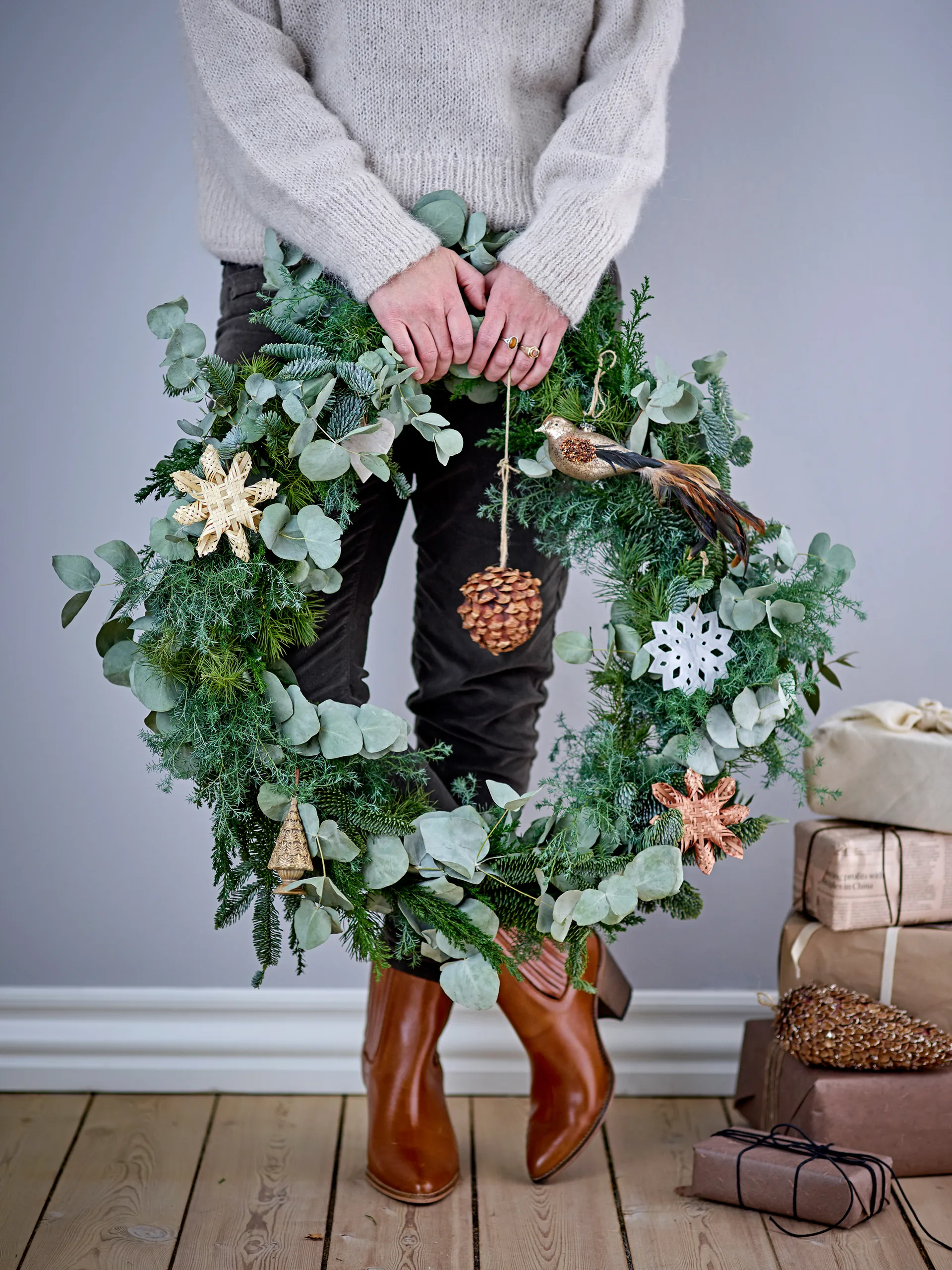 Hani julhänge 3 delar, Multi Bloomingville