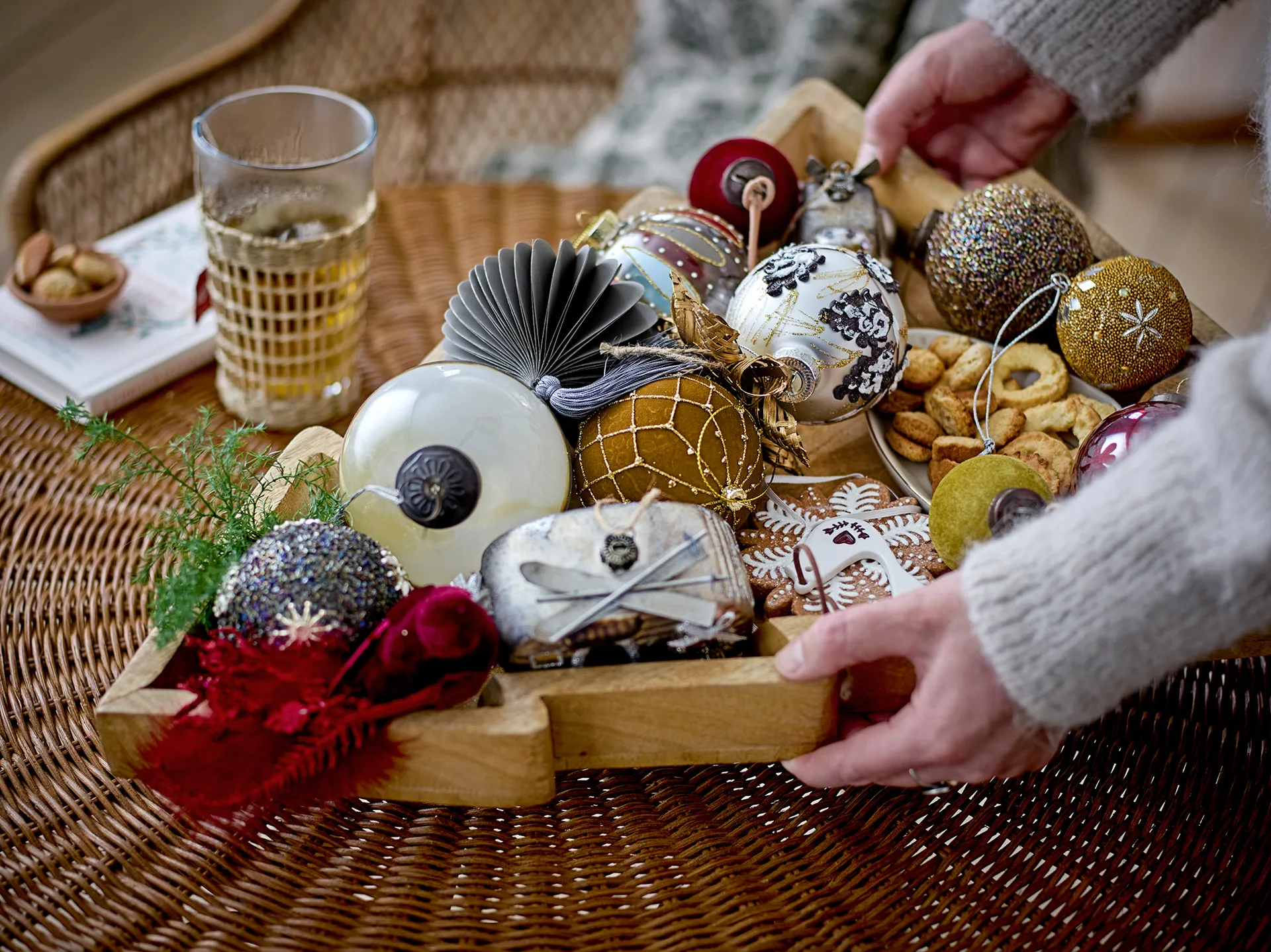 Hani julhänge 3 delar, Multi Bloomingville