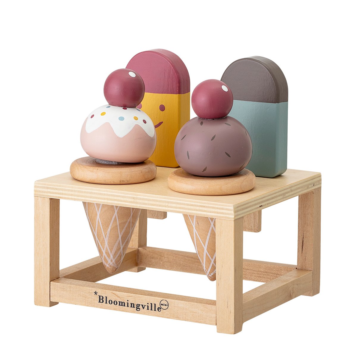 Bloomingville Hasham Playset Food Multi-color | Skandinavisk Design | Barnrumsinredning | Röd