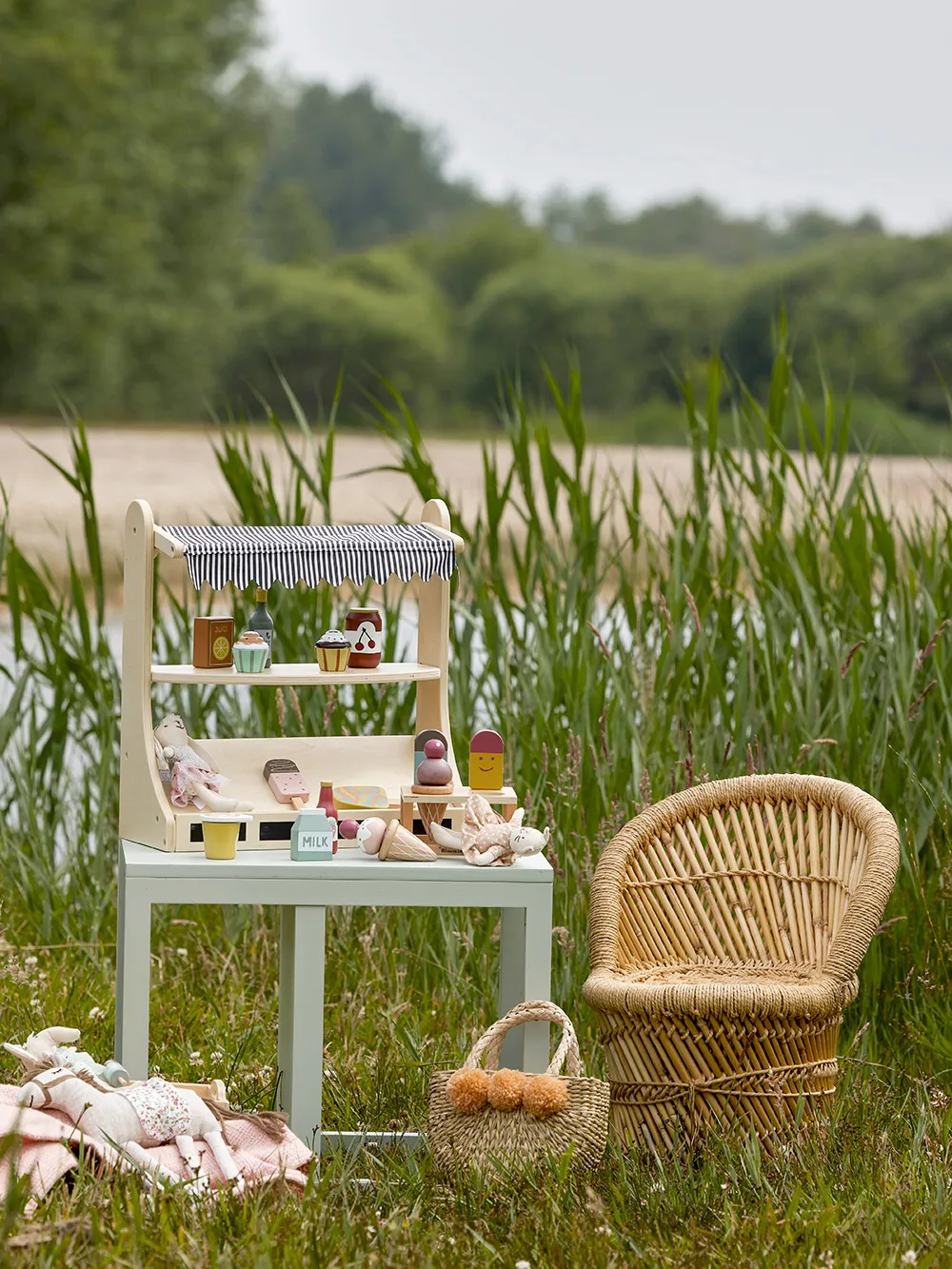 Hasham Playset Food, Multi-color Bloomingville