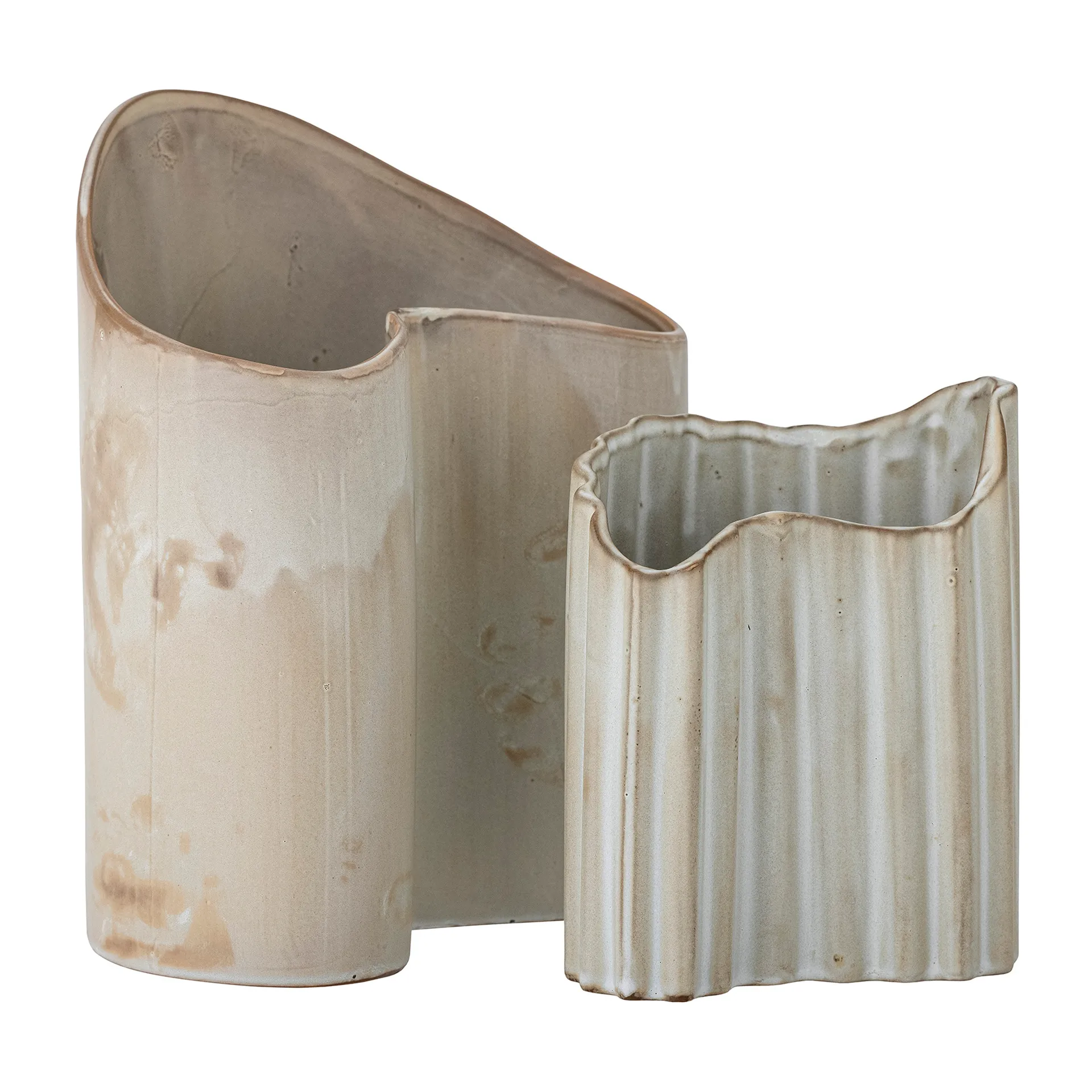 Henaj vas 2 delar, Brun-beige Bloomingville