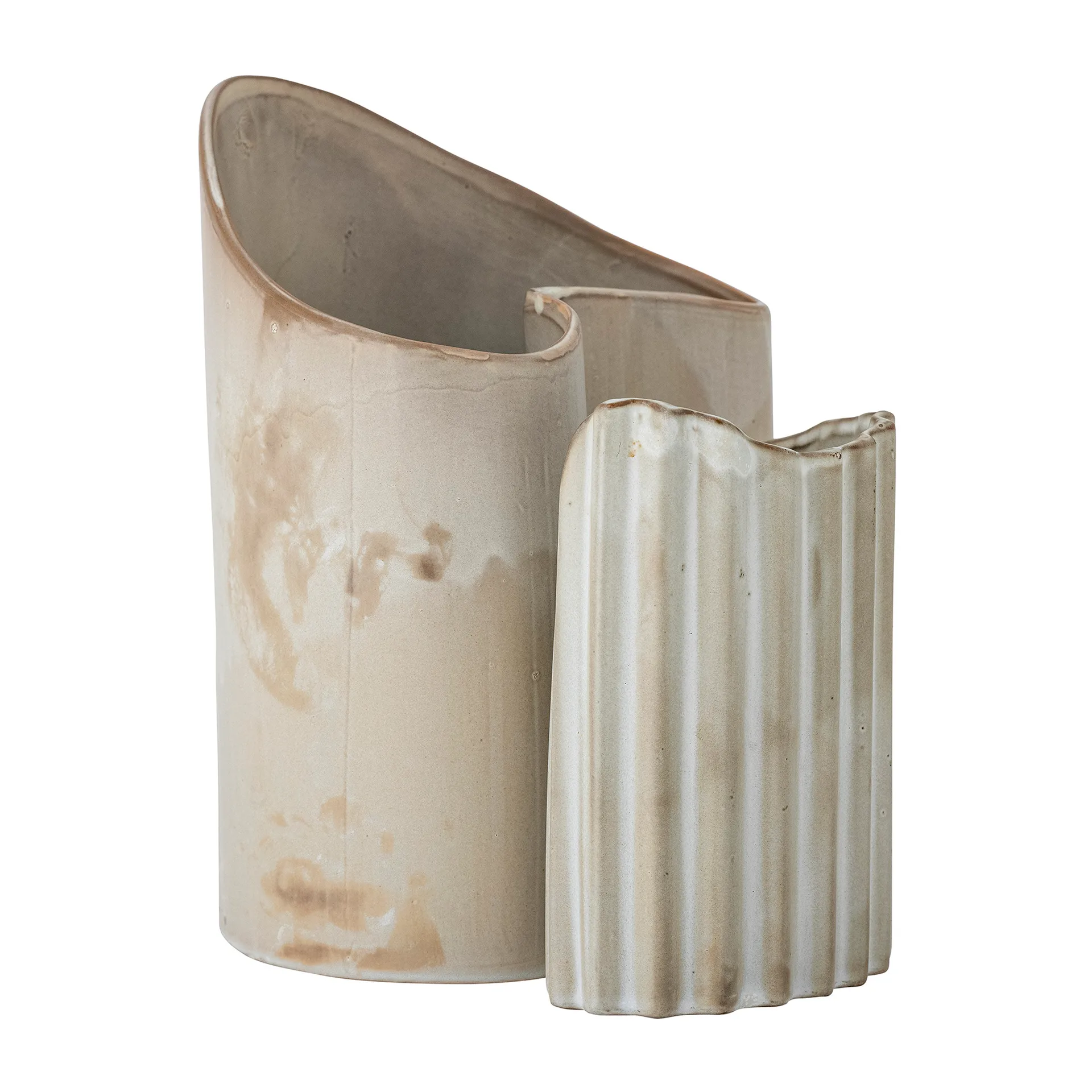 Henaj vas 2 delar, Brun-beige Bloomingville