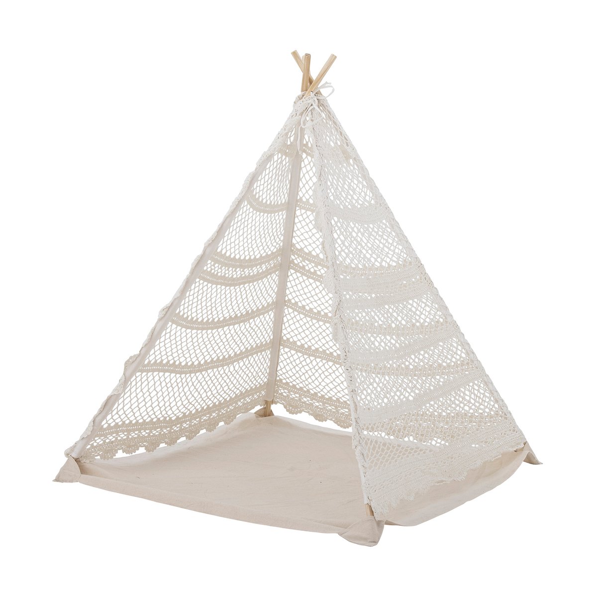 Bloomingville Herle lektält 100 cm Nature | Skandinavisk Design | Barnrumsinredning | Vit