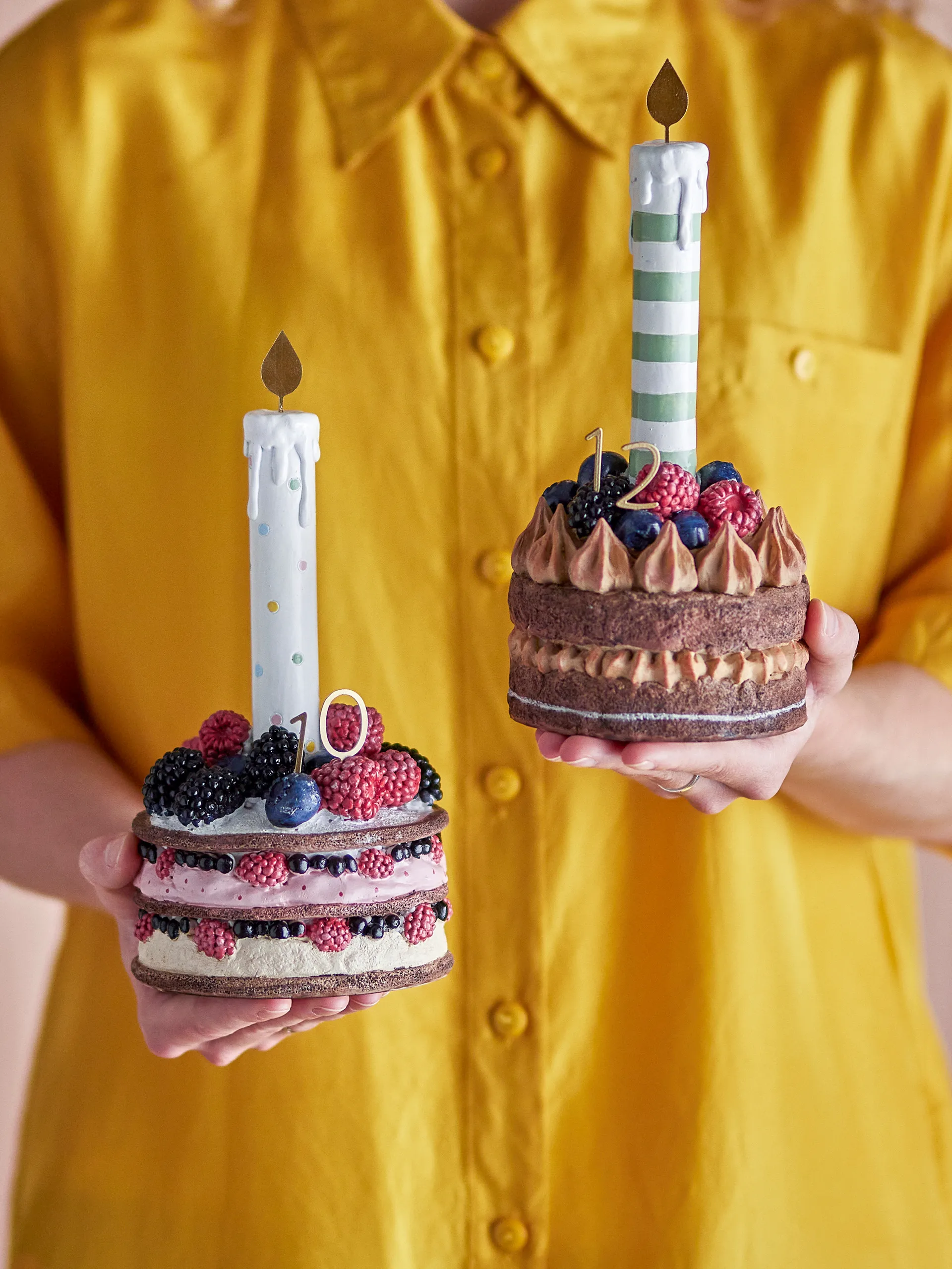 Hooray födelsedagsdekoration 2 delar, Röd Bloomingville