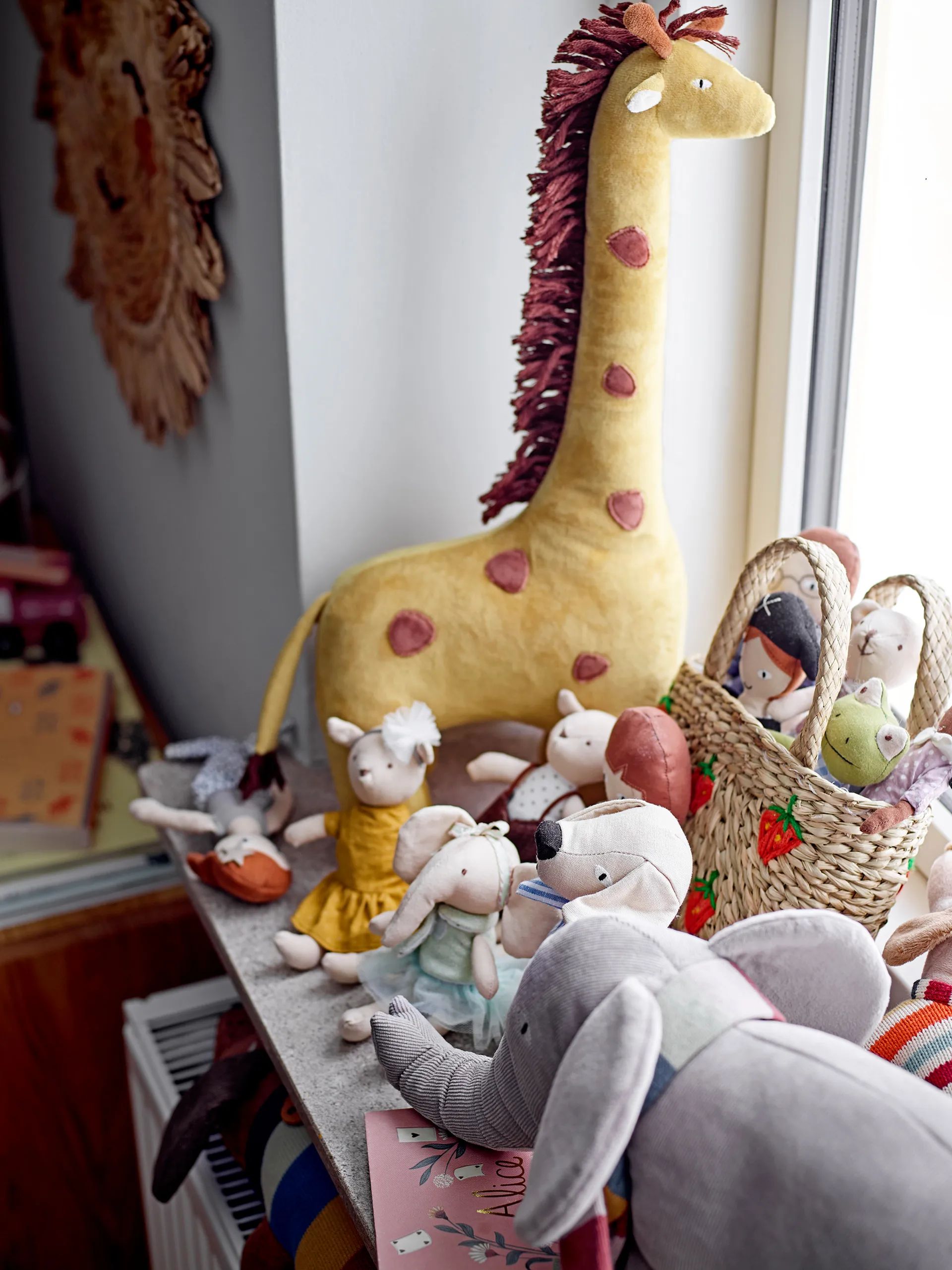 Ibber gosedjur 46 cm, Giraff Bloomingville