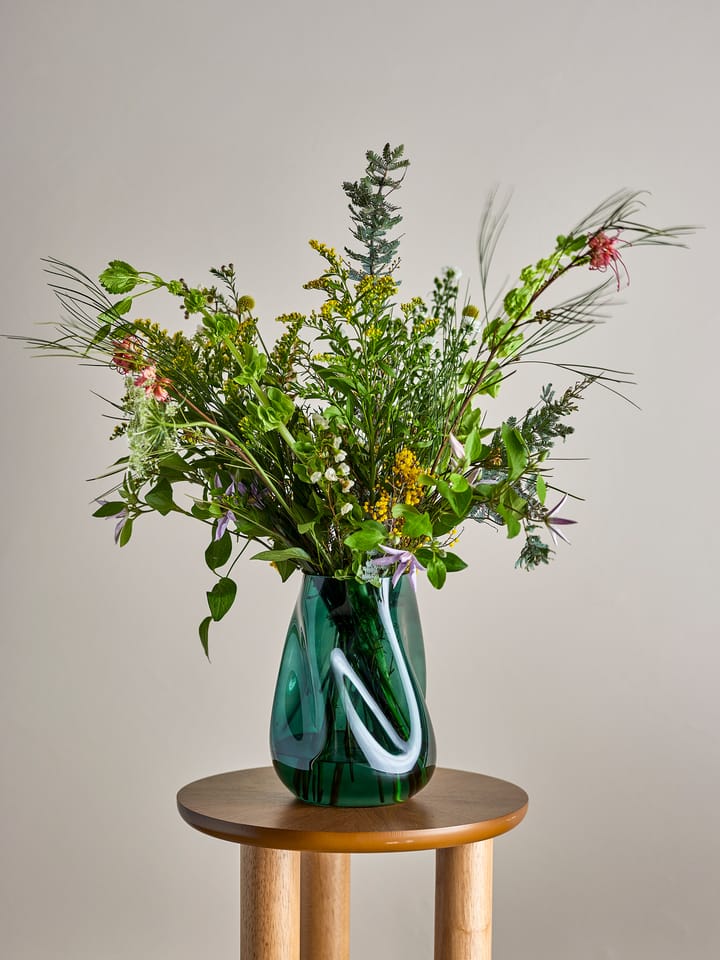 Ingolf glasvas 26 cm, Grön Bloomingville