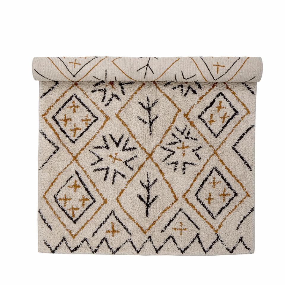 Bloomingville Jaida matta 90x150 cm Brun | Skandinavisk Design | Lugg- & Ryamattor | Brun