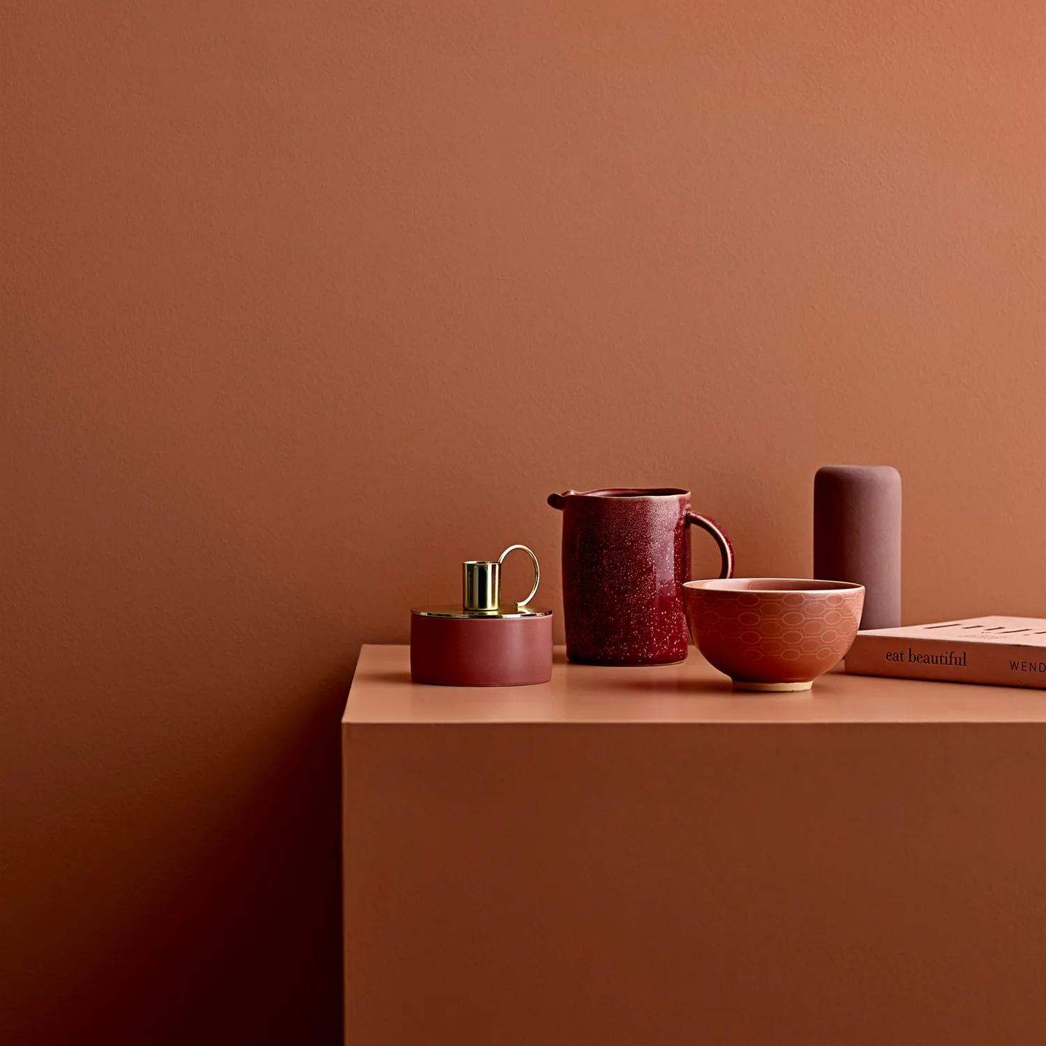 Joëlle mjölkkanna, röd Bloomingville