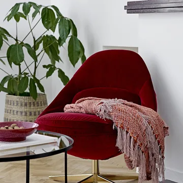 Joëlle serveringsskål - röd - Bloomingville