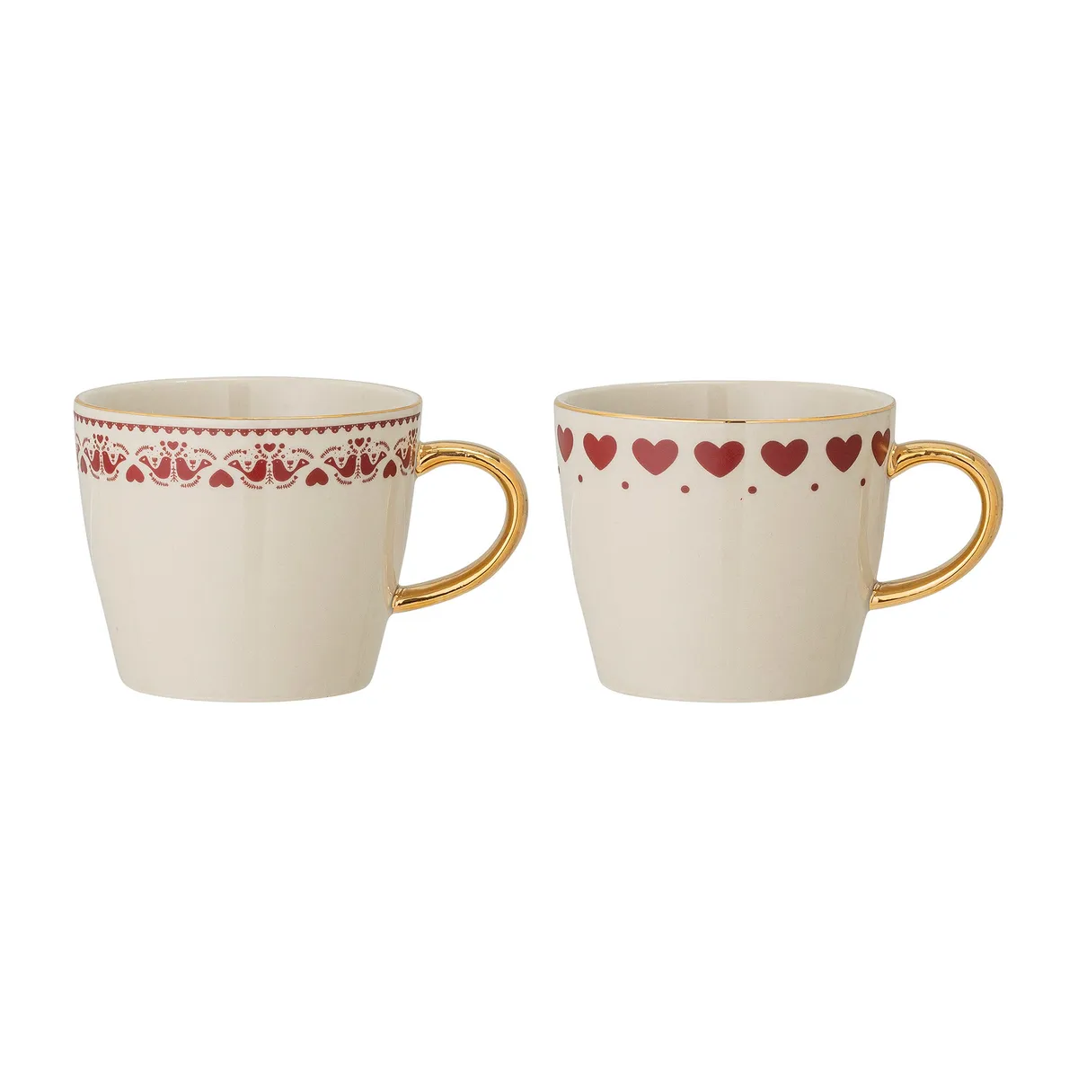 Bloomingville Jolly mugg 2-pack Red