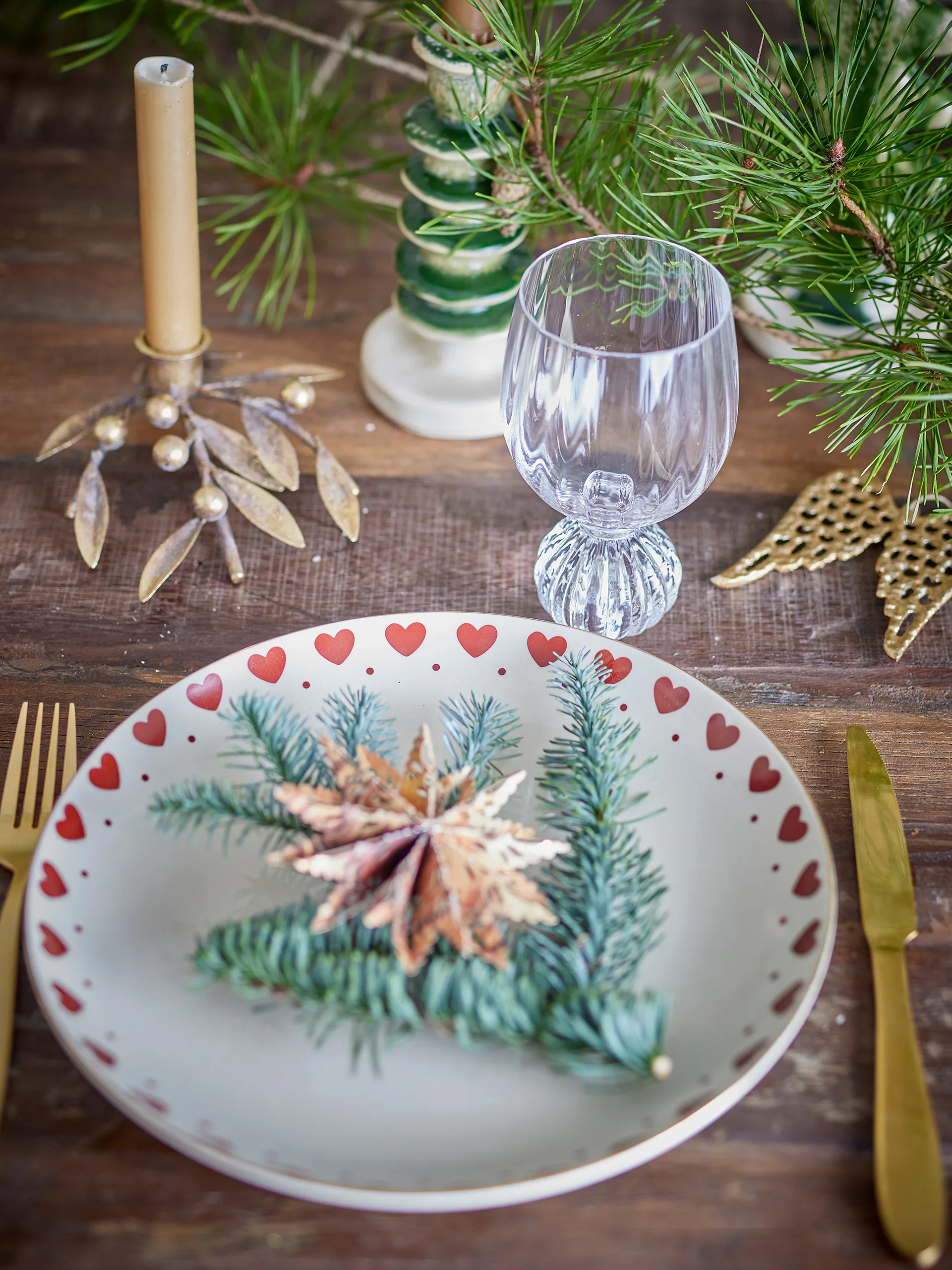 Jolly tallrik Ø26 cm, Röd Bloomingville