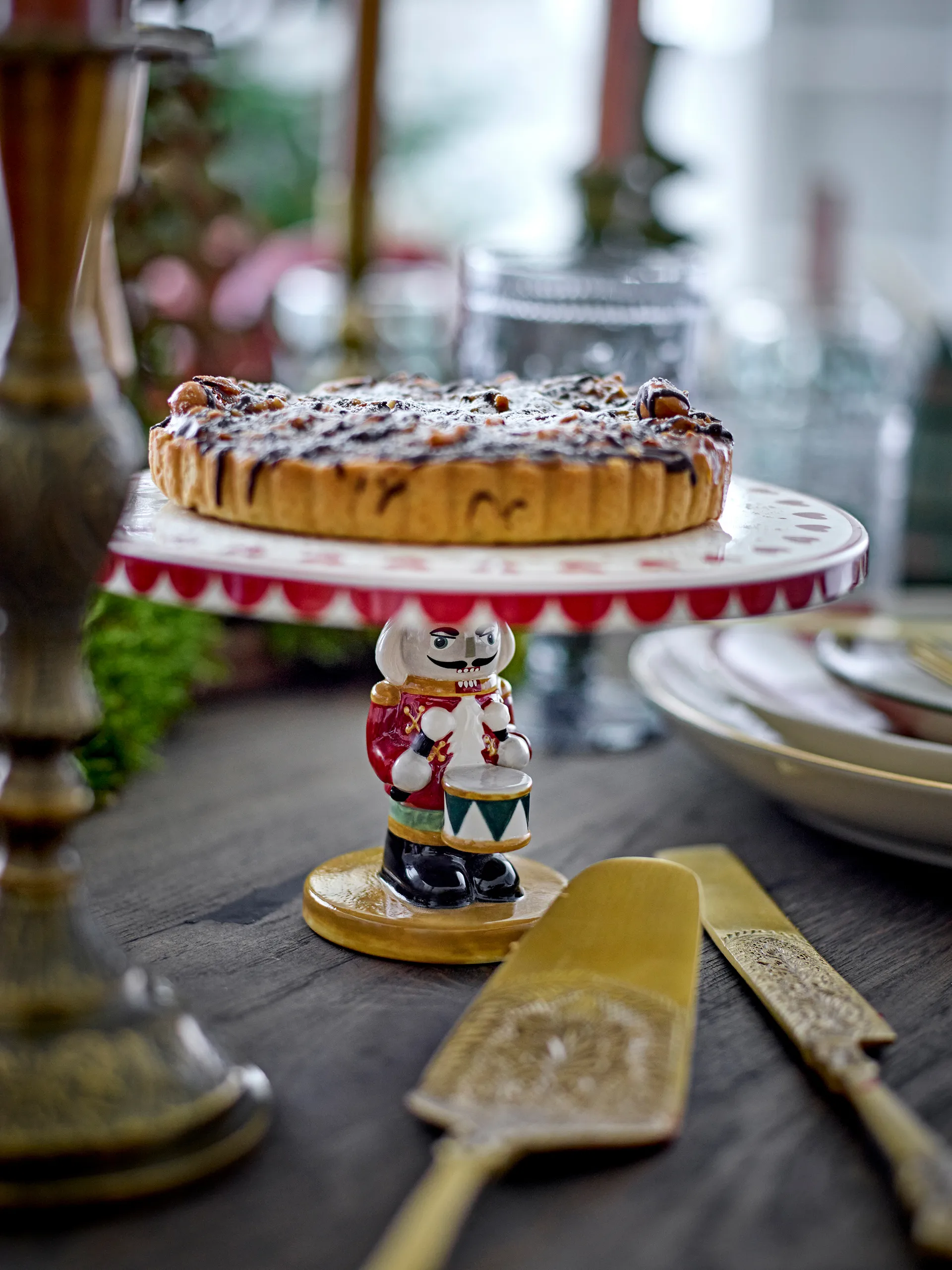 Jolly tårtfat Ø20 cm, Röd Bloomingville