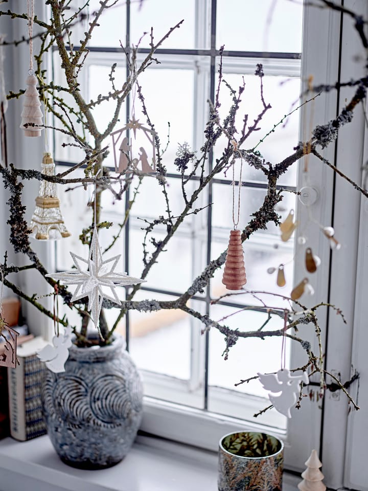 Jonan julgranshänge trä 9 delar, Krubba Bloomingville