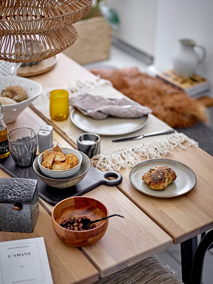 Josefine salt- och pepparkar med fat - Grå - Bloomingville