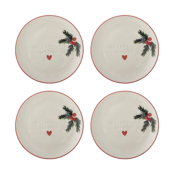 Jovida assiett - Nature, 4 delar, Ø16 cm - Bloomingville