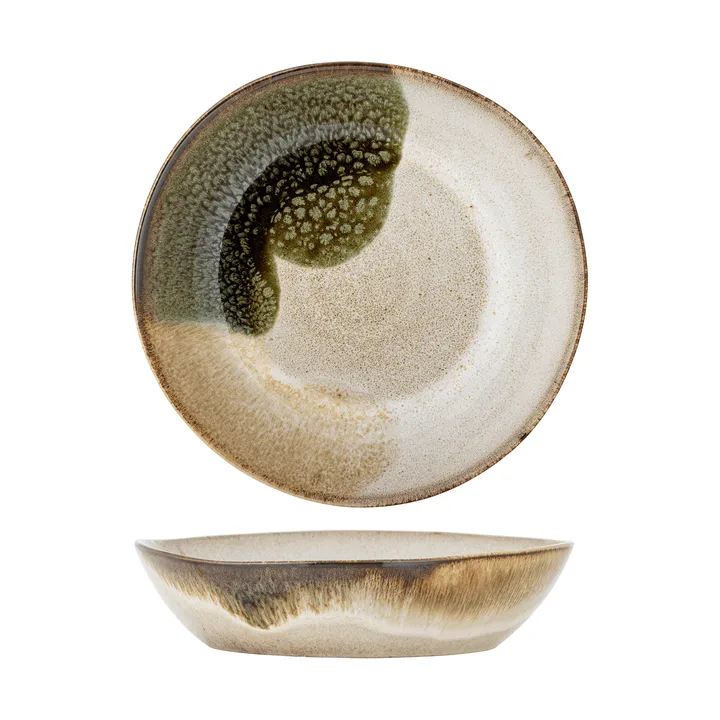 Jules djup tallrik 22 cm - Green - Bloomingville
