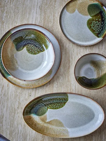 Jules serveringsfat - Green, 33,5x18,5 cm - Bloomingville