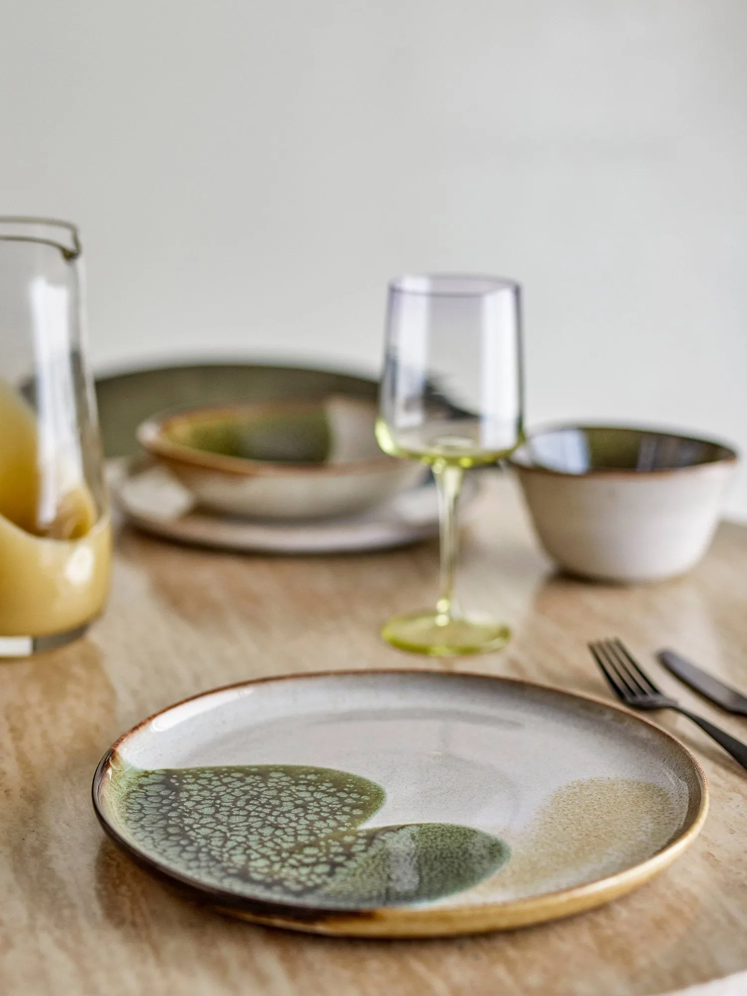 Jules servisset 12 delar, Grön Bloomingville