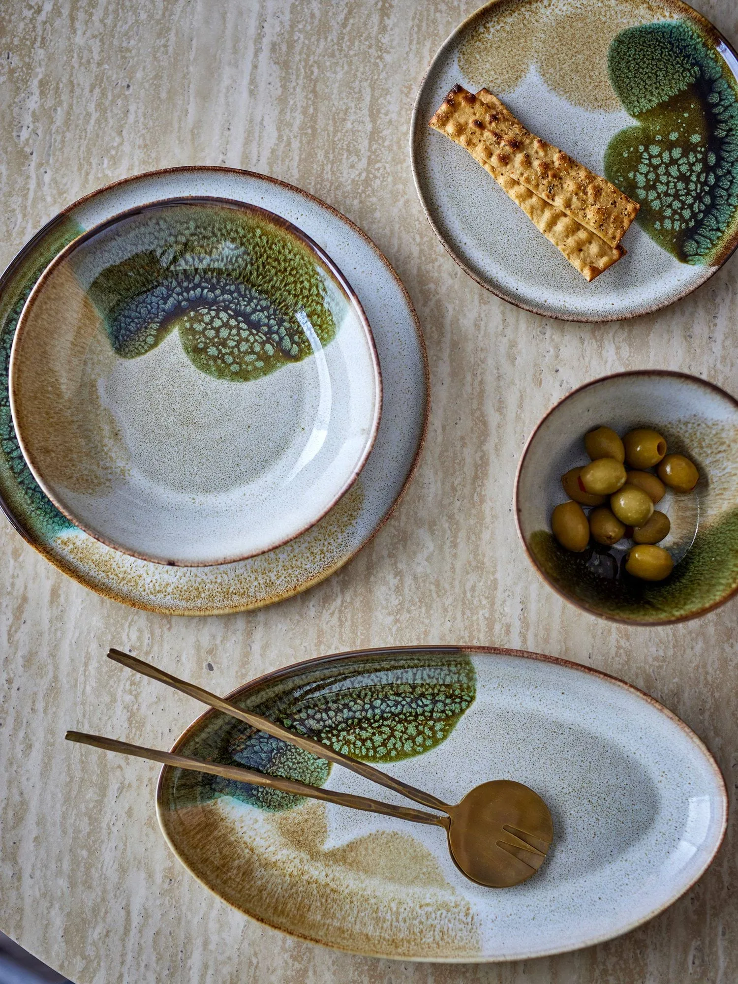 Jules tallrik, Green, Ø28,5 cm Bloomingville