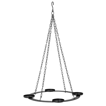 Jutta adventsljusstake ljuskrona Ø40 cm - Svart - Bloomingville