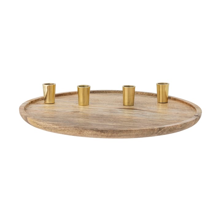 Kanga adventsljusstake Ø40 cm - Mangoträ - Bloomingville