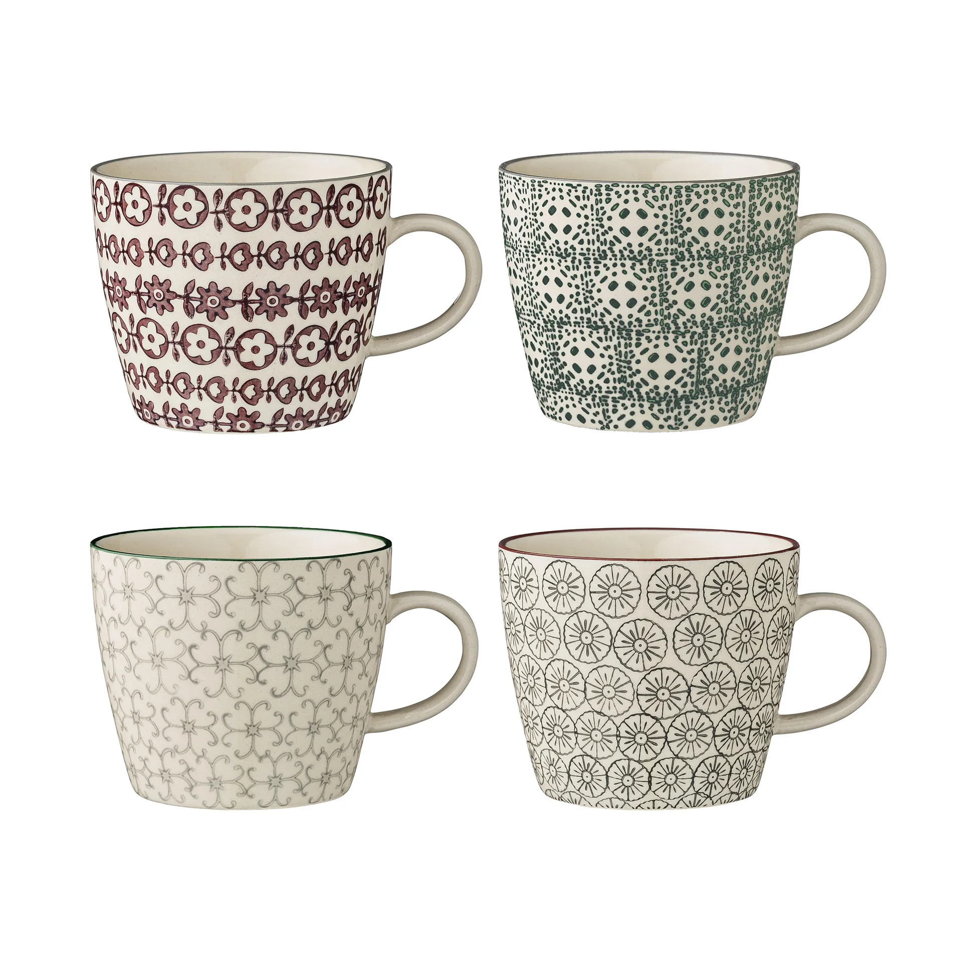 Karine mugg 4 delar Ø9,5 cm,  Bloomingville
