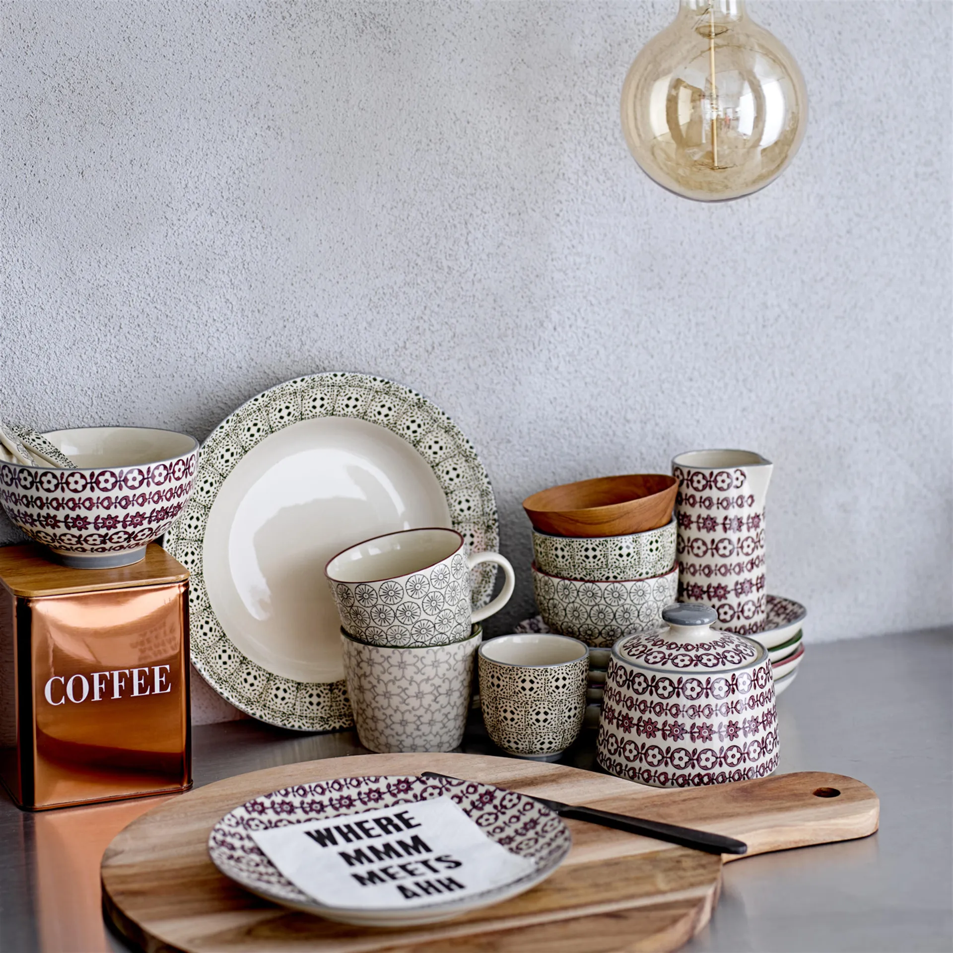 Karine mugg 4 delar Ø9,5 cm Bloomingville