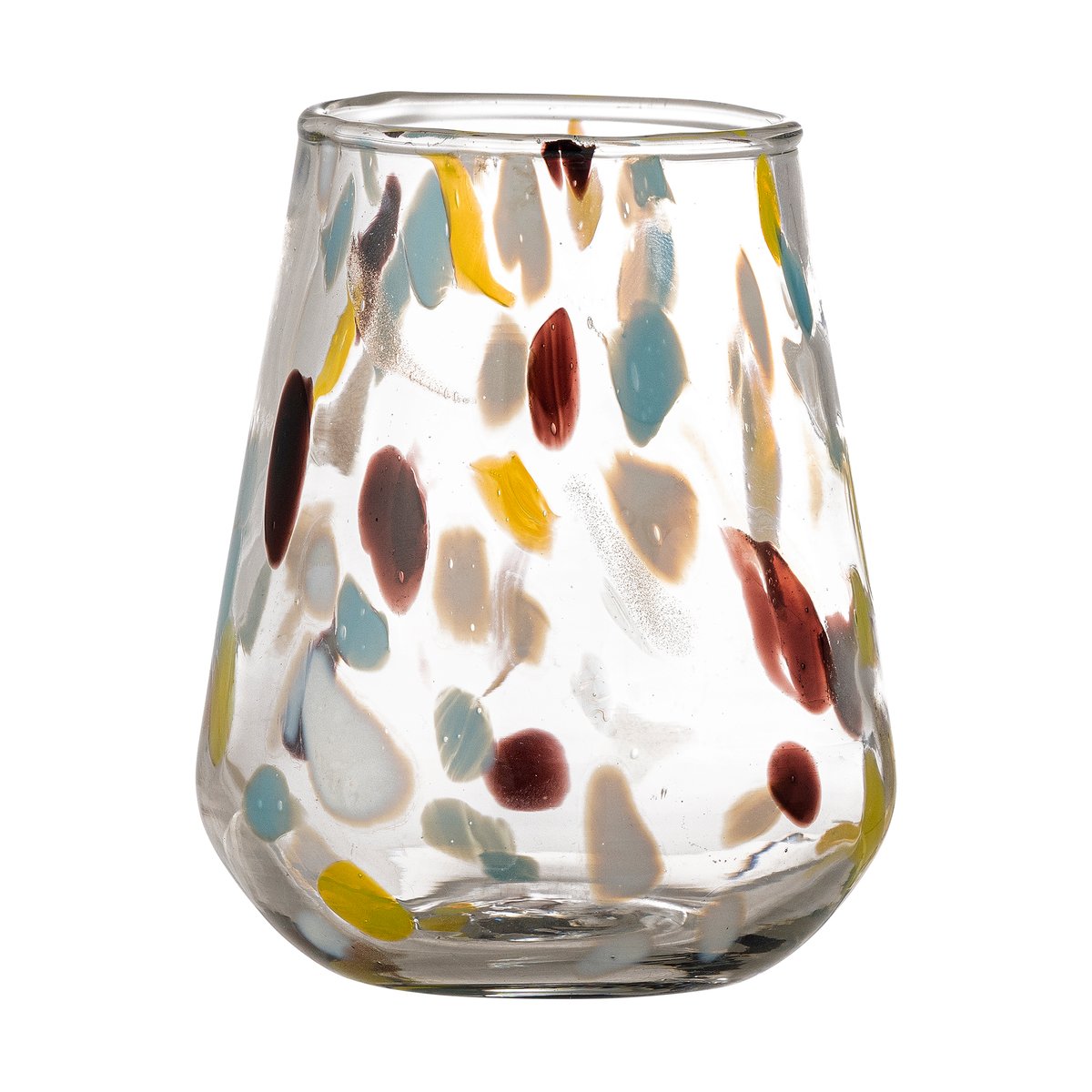 Bloomingville Kenji dricksglas 38 cl Multi | Skandinavisk Design | Dricksglas | Gul