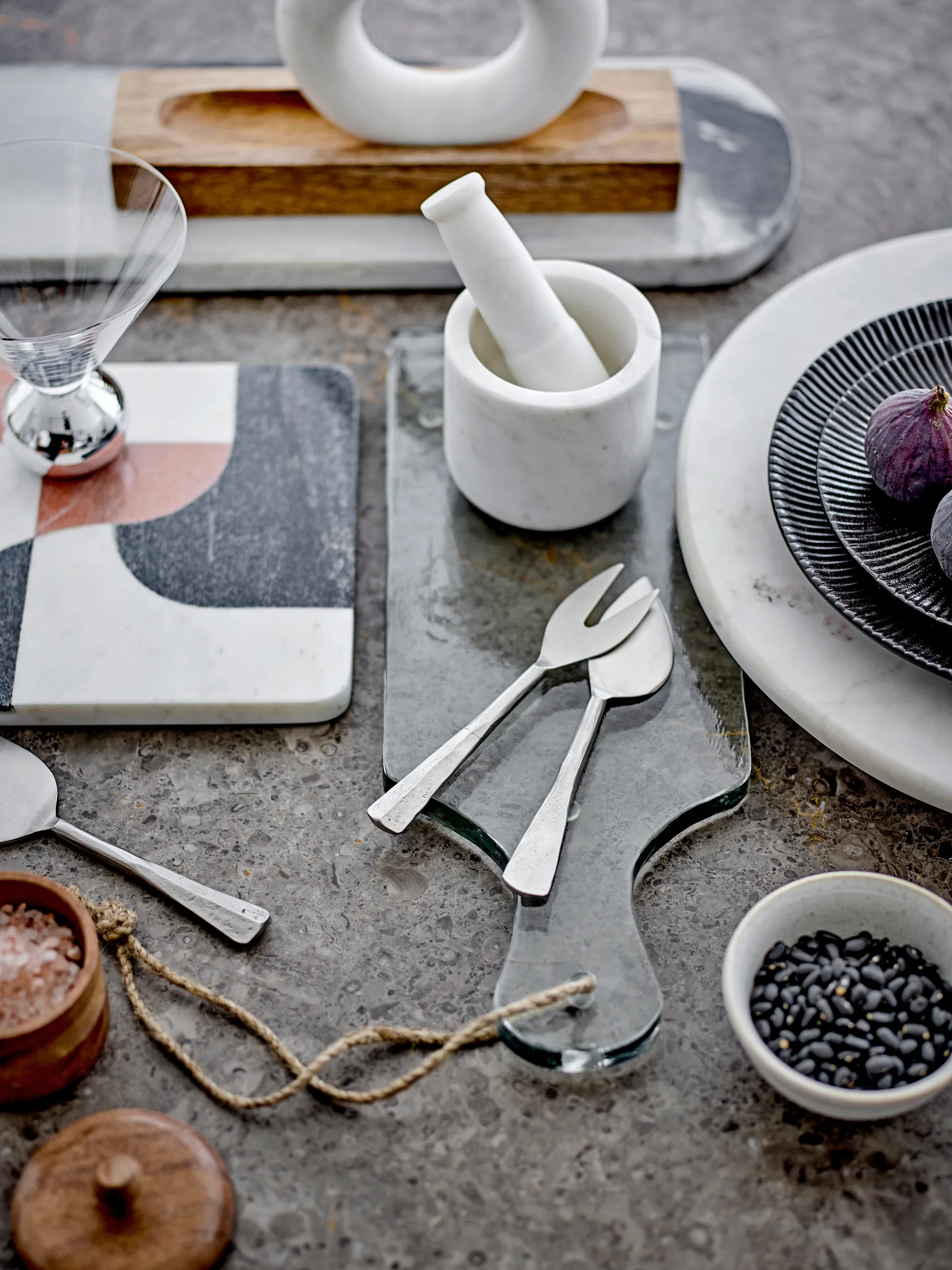 Kinnie ostknivset 3 delar, Rostfritt stål Bloomingville