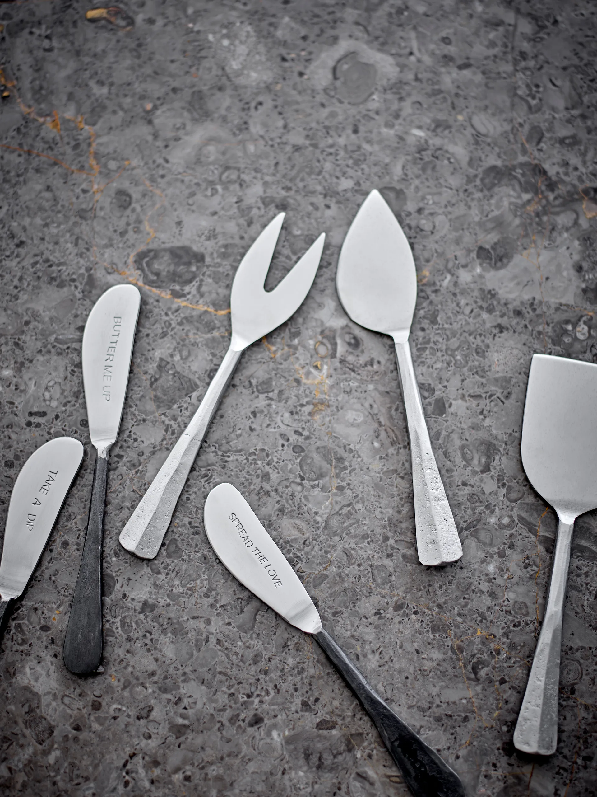 Kinnie ostknivset 3 delar, Rostfritt stål Bloomingville