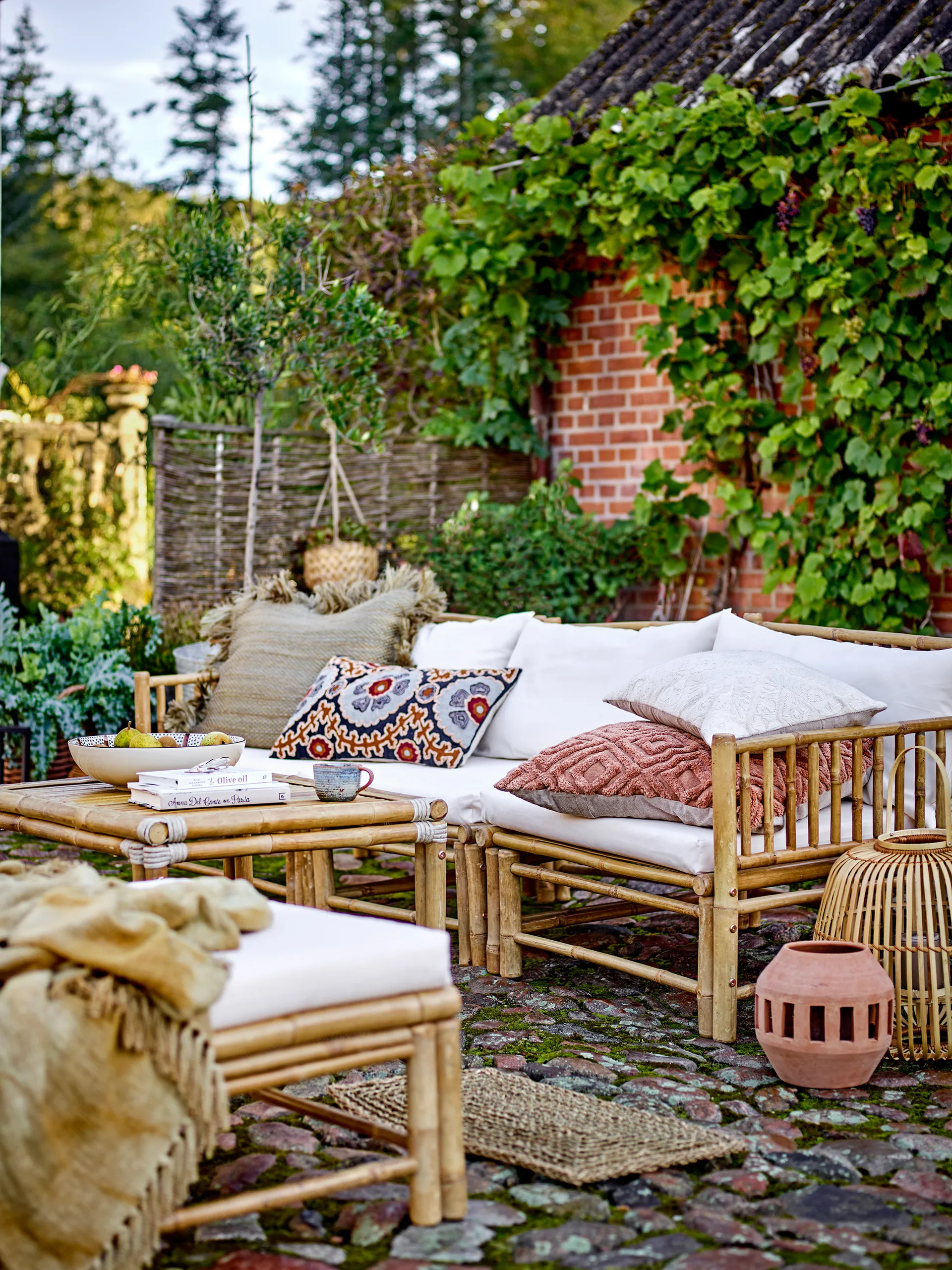 Lalla lanterna Ø42x39 cm, Bamboo Bloomingville