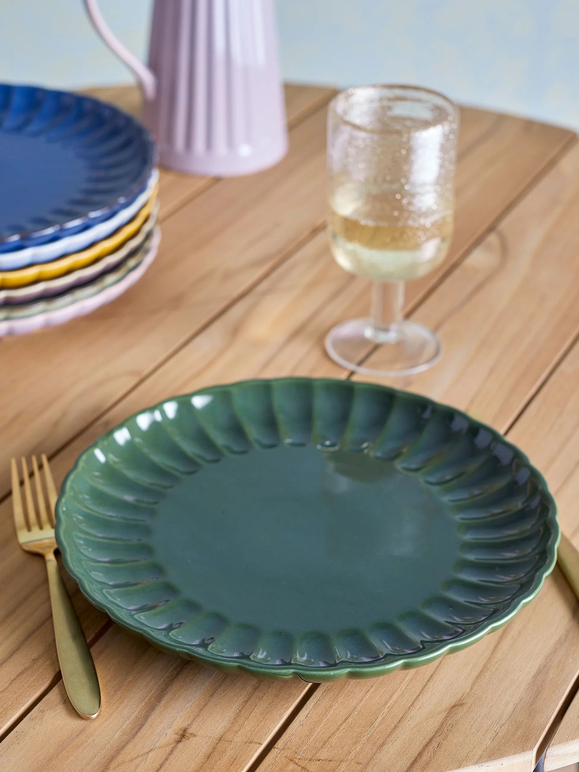 Latina tallrik Ø27 cm, Green Bloomingville