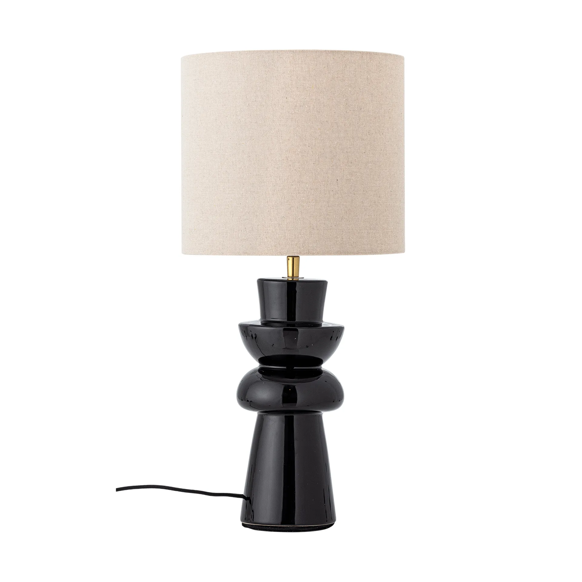 Lio bordslampa, Black, Ø25 cm Bloomingville