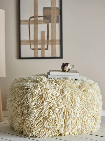 Lomba puff - Natur, 80x45x80 cm - Bloomingville