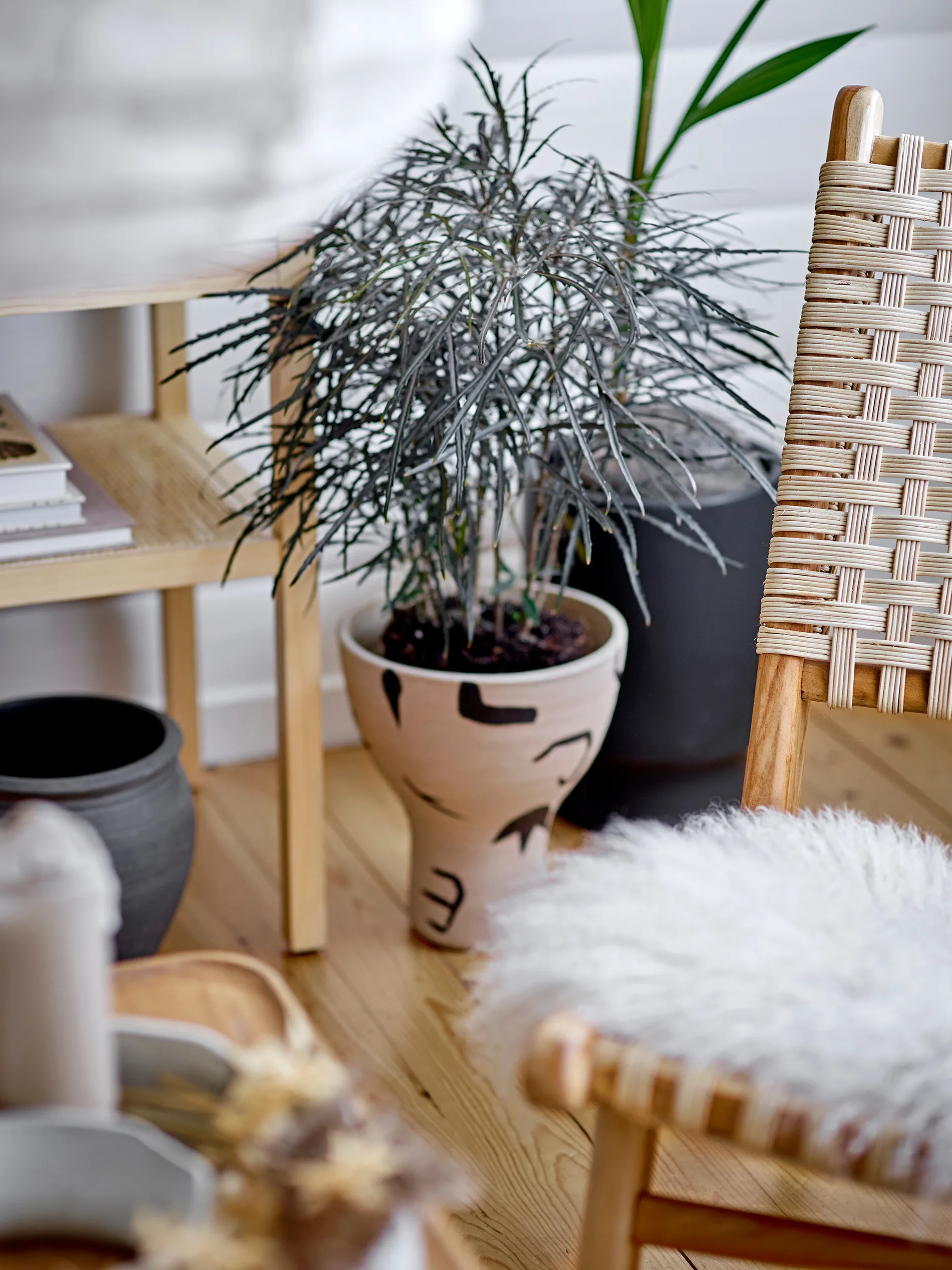 Mac kruka Ø24,5 cm, Svart Bloomingville