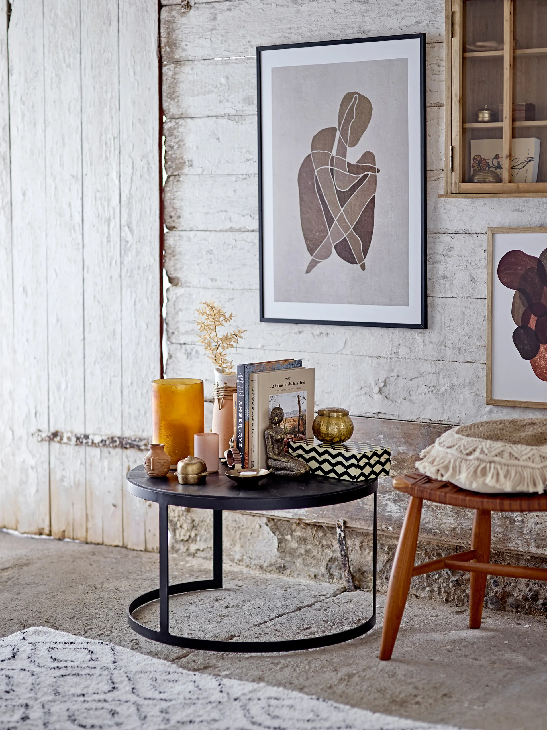 Macha ljuslykta/vas Ø6 cm, Lila-beige Bloomingville