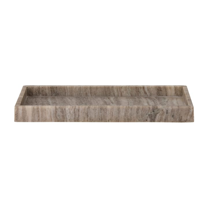 Majsa bricka marmor 18x38 cm - Brun - Bloomingville