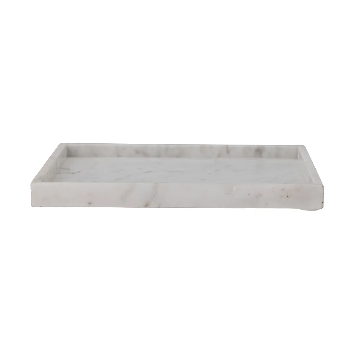 Bloomingville Majsa dekorationsbricka 35x35 cm White marble